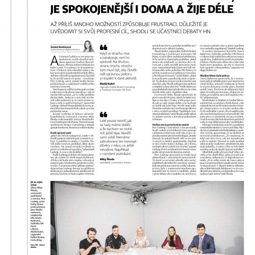 Když práce dává člověku smysl, přináší i životní štěstí